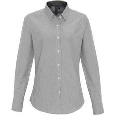 Clothing Premier Striped Oxford Long-Sleeved Formal Shirt White