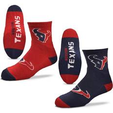 Junior Socks For Bare Feet Houston Texans Youth Two-Pack Quarter-Length Team Socks