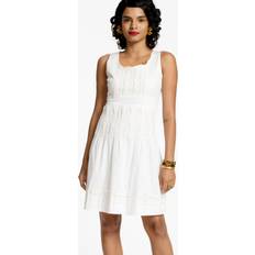 Frances Valentine Ribbon Dress White