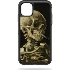 MightySkins Skull With Cigarette Skin for Otterbox Symmetry iPhone 11