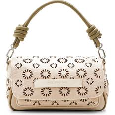 Desigual M Die Cut Floral Crossbody Bag - Beige