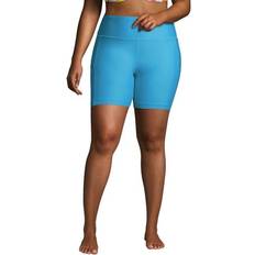 Lands' End Women Swimsuits Lands' End Women Chlorine Resistant High Waisted Bike Swim Shorts with UPF