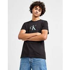 Calvin Klein T-shirts Calvin Klein Centre CK Logo T-Shirt Black Mens