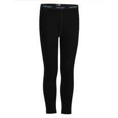 Hiking Children's Clothing Icebreaker Kid's Merino 260 Tech Thermal Leggings - Black