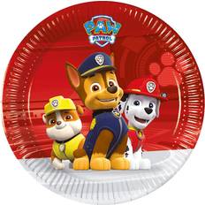 Red Plates, Cups & Cutlery Spin Master Paw Patrol Paper Disposable Plates of 8