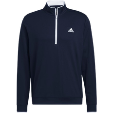 Adidas Quarter Zip Golf Pullover - Collegiate Navy/White