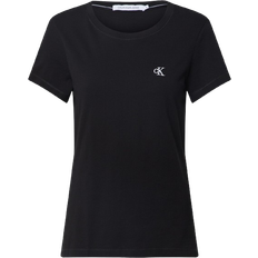 Calvin Klein Thongs - Women Clothing Calvin Klein Slim Organic Cotton T-shirt - Black