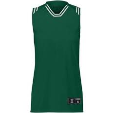 Holloway Retro Basketball Jersey - Forest/White