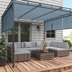 OutSunny 7 Garden Outdoor Lounge Set