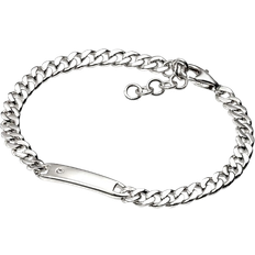 D For Diamond ID Bracelet - Silver/Diamond