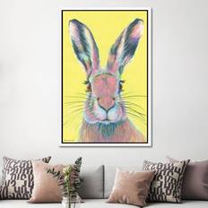 Latitude Run Mad March Hare by Kirstin White Framed Art 101.6x152.4cm