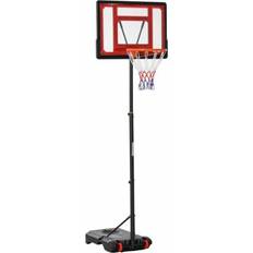 Basketball Stands Homcom Basketball Hoop Stand Black 210cm