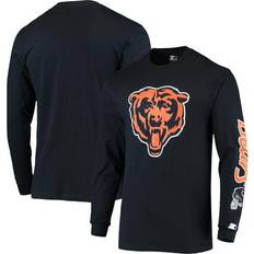 Starter Men's Navy Chicago Bears Halftime Long Sleeve T-Shirt