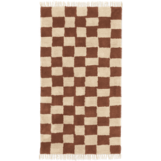 Fringes Carpets Ferm Living Mara Red, Beige 90x150cm