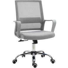 Vinsetto Mesh With Swivel Grey Office Chair 104cm