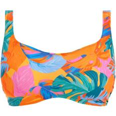 Polyamide Bikini Tops Freya Aloha Coast Underwired Bralette Bikini Top Multi, Orange, 34Dd, Women