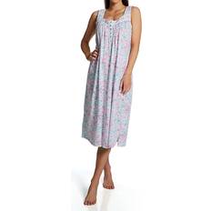 Beige Nightgowns Aria Women's Sleeveless Ballet Nightgown Floral Print