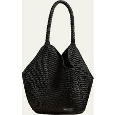 Khaite Lotus Medium Raffia Bucket Bag