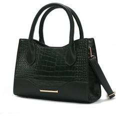 MKF Collection Gili Crocodile Embossed Tote Handbag - Green