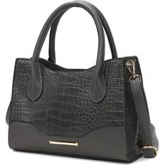 MKF Collection Gili Crocodile Embossed Tote Handbag - Grey