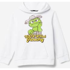 Kenneth Cole Sesame Street Kids Slim Fit Oscar the Grouch Hoodie White