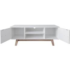 Birlea Engineered Wood White TV Bench 120x40cm