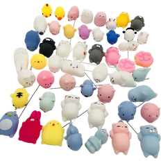 Squishies Kawaii Mochi Squeeze Stretch Stress Squishy 30pcs