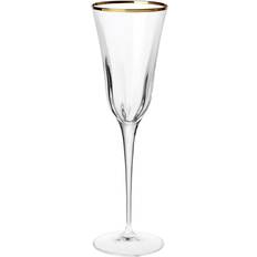 Vietri Optical Gold Champagne Glass 20.701cl