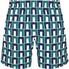 Lacoste Blue - Men Swimwear Lacoste Patterned Swim Shorts Blue