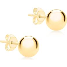 Carissima Gold Women's ct Yellow Gold mm Ball Polished Stud Earrings