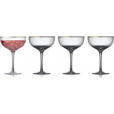 Gold Cocktail Glasses Lyngby Palermo Cocktail Glass 32cl 4pcs