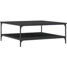 vidaXL 832843 Black Coffee Table 100x100cm