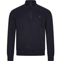 Polo Ralph Lauren Blue - Men Tops Polo Ralph Lauren Half Zip Knit - Navy Heather