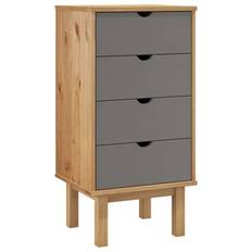 vidaXL 348580 Brown/Grey Chest of Drawer 45x90cm