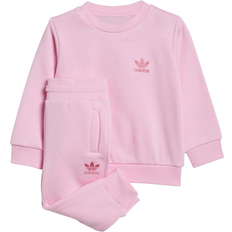 Fleece Children's Clothing adidas Infant Adicolor Crew Set - True Pink (IR6808)