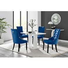 Furniturebox Imperia Blue Dining Table 70x120cm