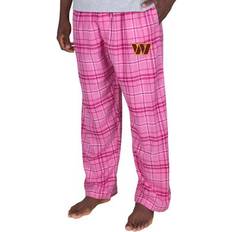 Men - Pink Sleepwear Concepts Sport Men's Pink Washington Commanders Ultimate Plaid Flannel Pajama Pants