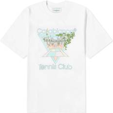 L - Men T-shirts & Tank Tops Casablanca Tennis Club Icon T-shirt - White