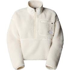 White - Women Jumpers The North Face Women's Extreme Pile Pullover White Dune