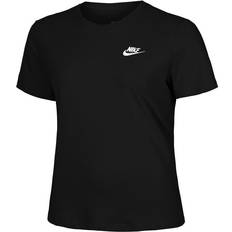 Nike Women T-shirts & Tank Tops Nike Sportswear Club Essentials T-shirt - Black/White