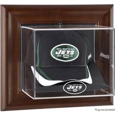 Fanatics Authentic New York Jets Throwback Logo 1998 - 2018 Brown Framed Wall