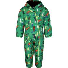 Overalls Children's Clothing Dare2B Kid's Bambino II Waterproof Insulated Snowsuit - Trek Green Dinosaur