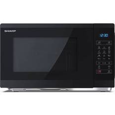 Countertop - Medium size - Sideways Microwave Ovens Sharp YC-MG252AU-B Black