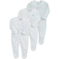 Mamas & Papas Turtle Sleepsuits 3-pack - Blue (S79FB9IB1)