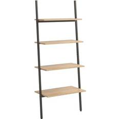 Brown Step Shelves vidaXL 336373 Light Brown/Black Step Shelf 150.5cm