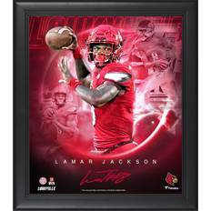 Fanatics Authentic Lamar Jackson Louisville Cardinals Signature Framed 15'' x 17''