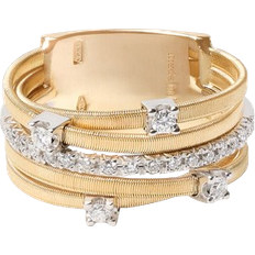 Marco Bicego Five Band Ring - Gold/Diamonds