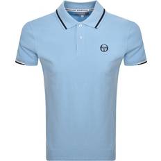 Sergio Tacchini Men's Leone Polo Shirt - Clear Sky Maritime Blue