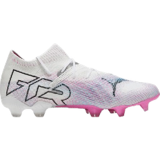Puma Firm Ground (FG) - Men Football Shoes Puma Future 7 Ultimate FG/AG M - White/Black/Poison Pink