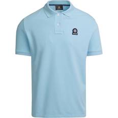 Sandbanks Polo Shirt Badge Logo Crystal Blue